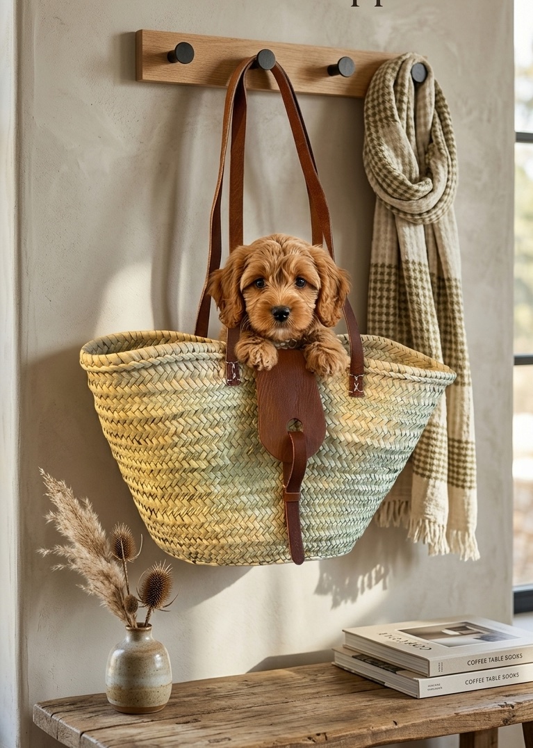 Natural tote for your cutties